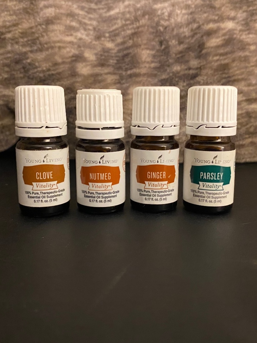 Young Living essential oils nutmeg, ginger parsley 5ml